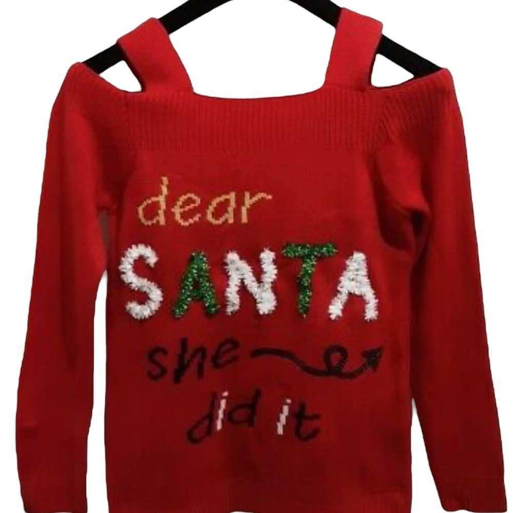Ugly Christmas Sweater “Santa She Did It” Size XXL